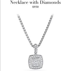 David Yurman diamond necklace